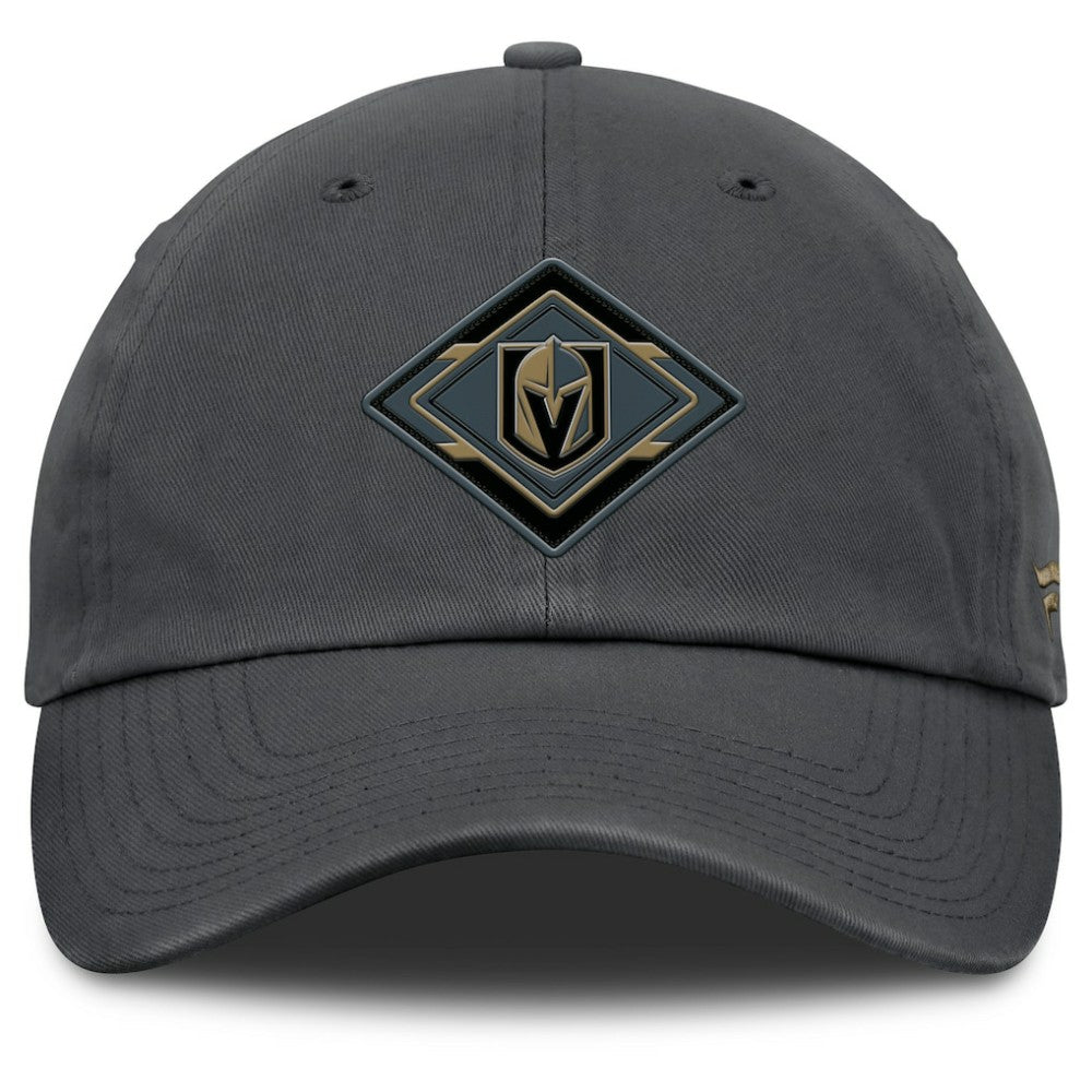 NHL Vegas Golden Knights Fanatics Women's Authentic Pro Rink Adjustable Hat - Charcoal