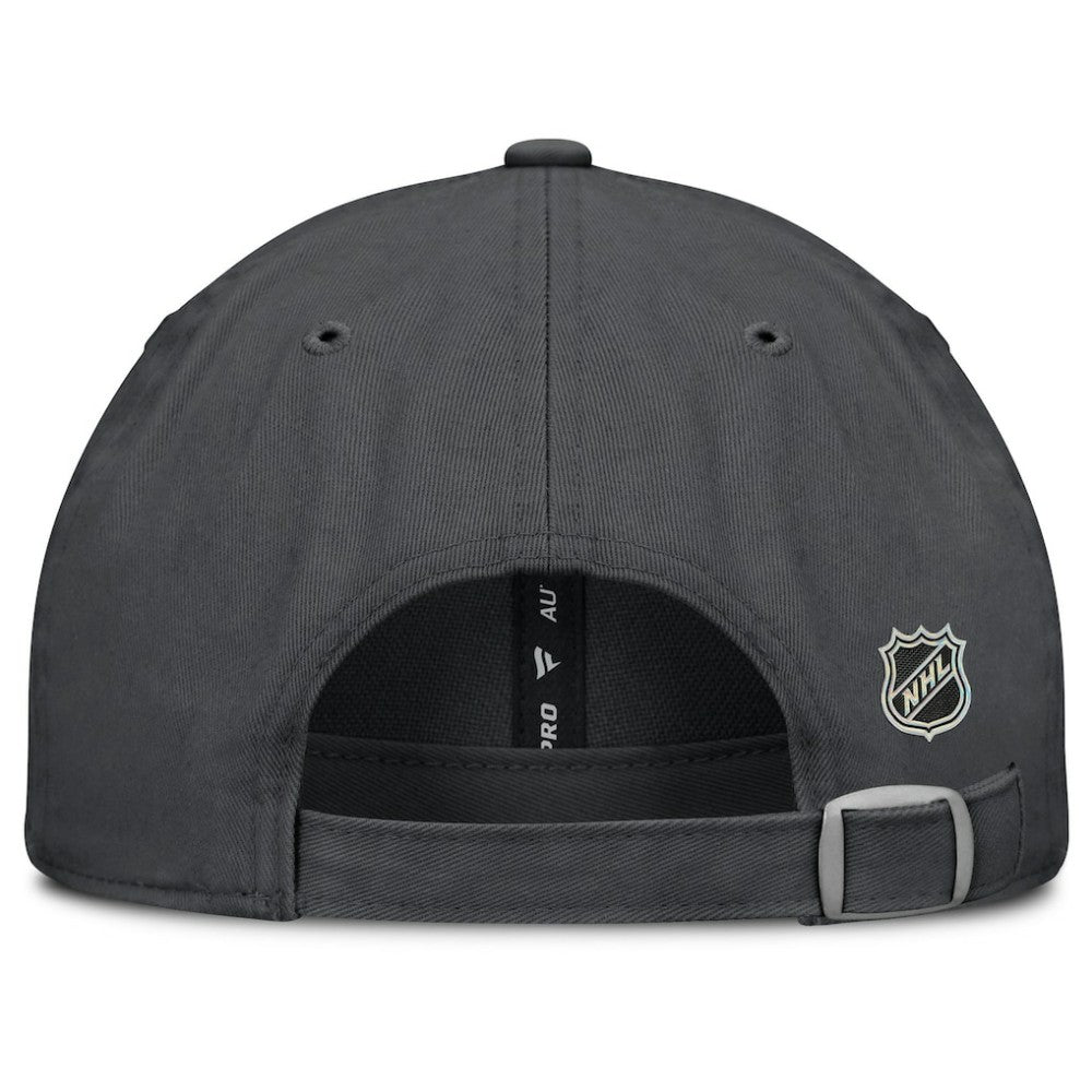 NHL Vegas Golden Knights Fanatics Women's Authentic Pro Rink Adjustable Hat - Charcoal