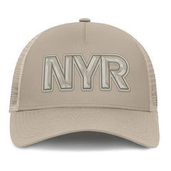 NHL New York Rangers Fanatics Women's Authentic Pro Road Trucker Adjustable Hat - Tan