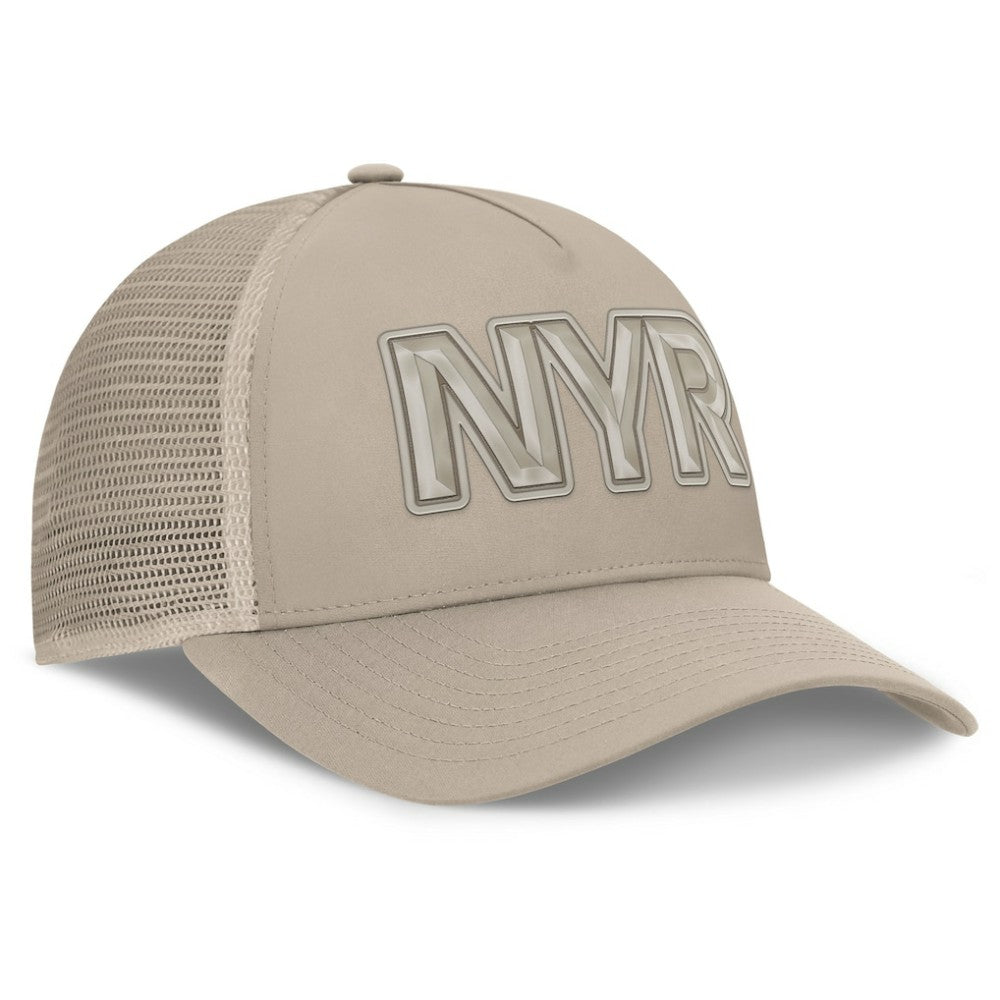 NHL New York Rangers Fanatics Women's Authentic Pro Road Trucker Adjustable Hat - Tan