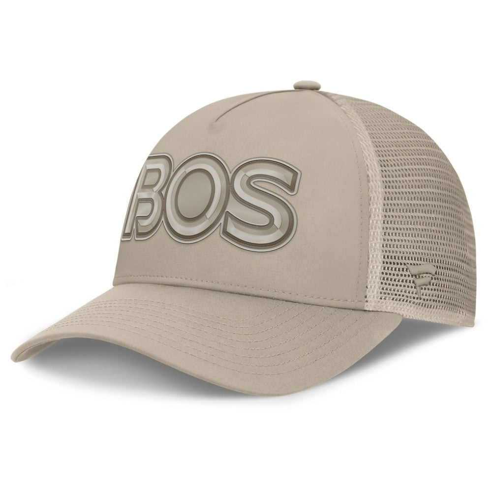 NHL Boston Bruins Fanatics Women's Authentic Pro Road Trucker Adjustable Hat - Tan