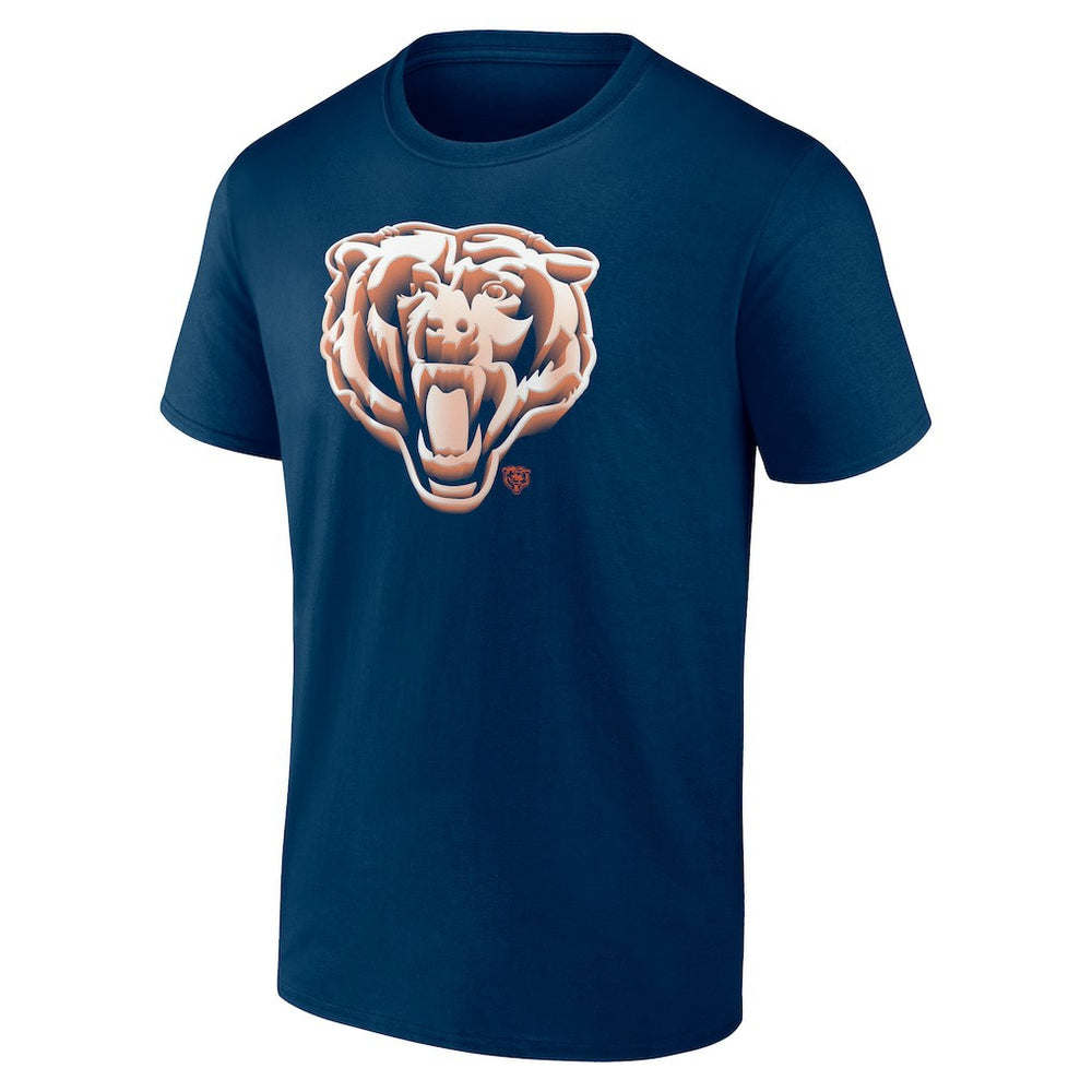 Chicago Bears Chrome Dimension T-Shirt Navy