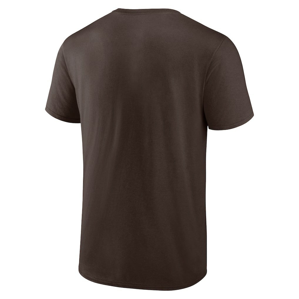 Cleveland Browns Chrome Dimension T-Shirt Brown