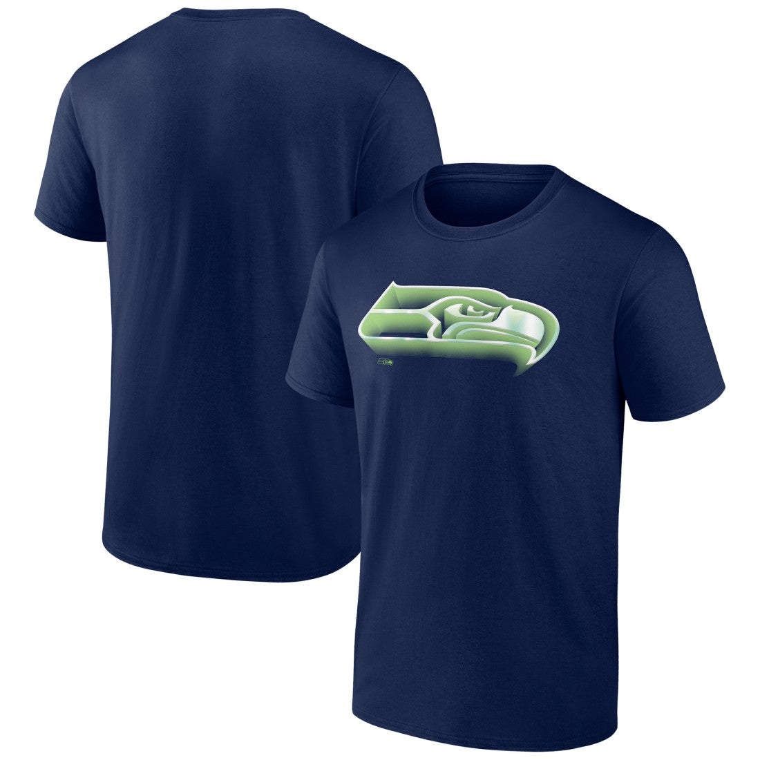 Seattle Seahawks Chrome Dimension T-Shirt College Navy