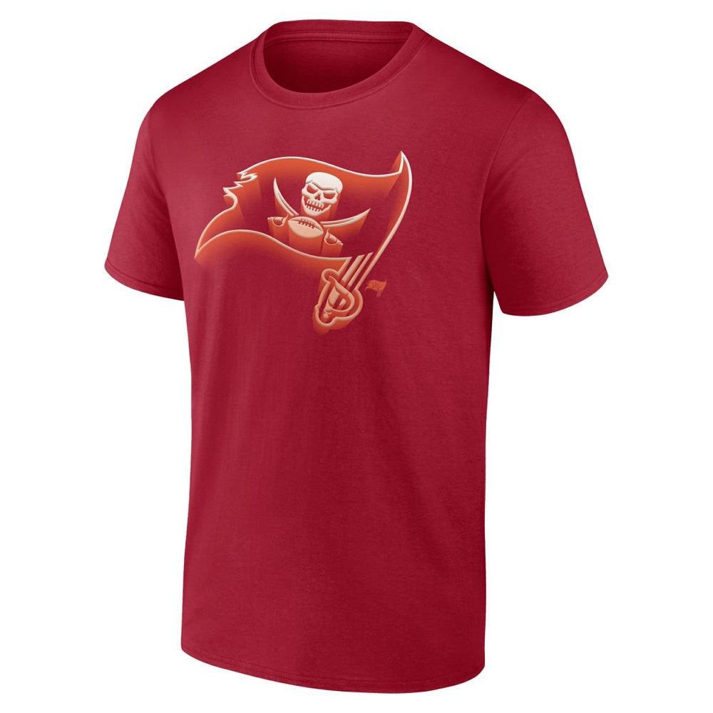 Tampa Bay Buccaneers Chrome Dimension T-Shirt Red