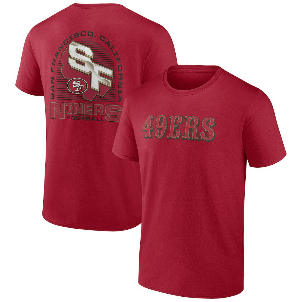 San Francisco 49ers Home Field Advantage T-Shirt Scarlet