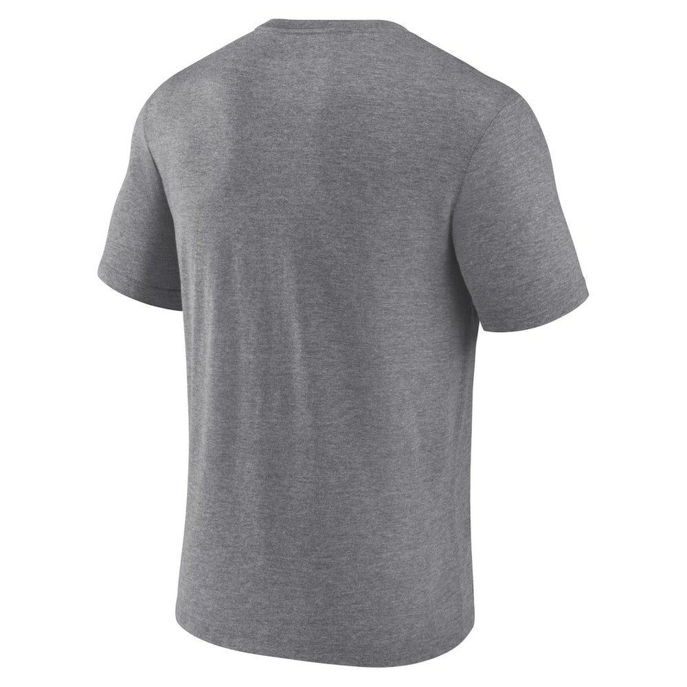Dallas Cowboys Warped Block Tri-Blend T-Shirt Heather Gray