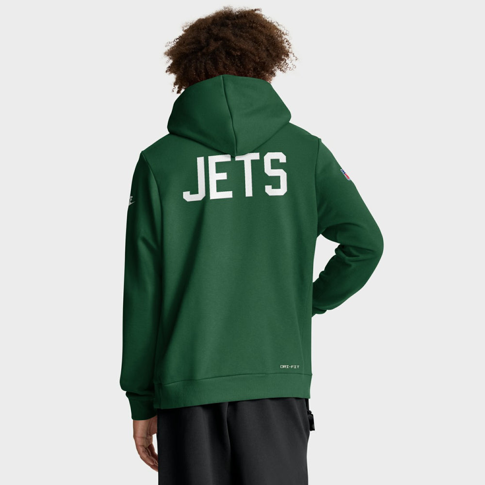 New York Jets Sideline Standard Issue Alt 2 Dri-FIT Hoodie Green