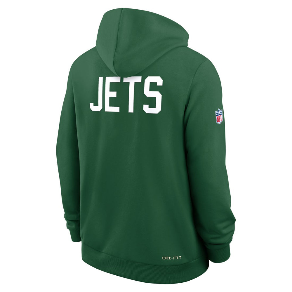 New York Jets Sideline Standard Issue Alt 2 Dri-FIT Hoodie Green