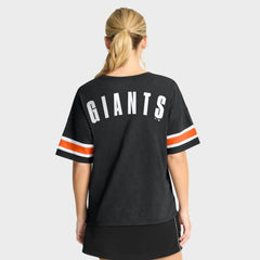 San Francisco Giants Fanatics Women's Curl Route T-Shirt - Black T-shirts