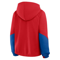 Philadelphia Phillies Fanatics Women's Oversized Time to Win Pullover Hoodie - Red Hoodies