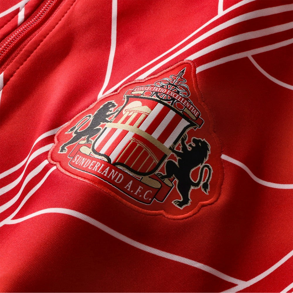 Sunderland Hummel Home Pre-Match Half Zip Red