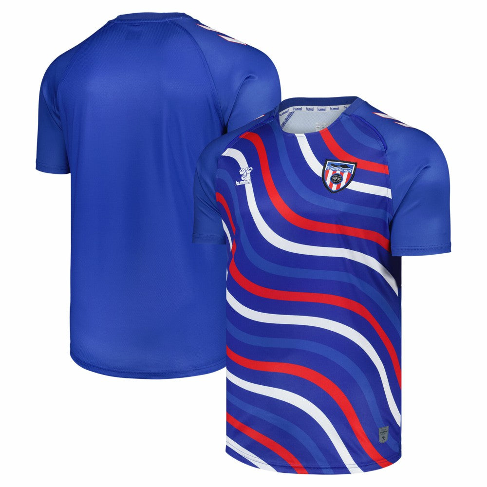 Sunderland Hummel Away Pre-Match Jersey Blue shop