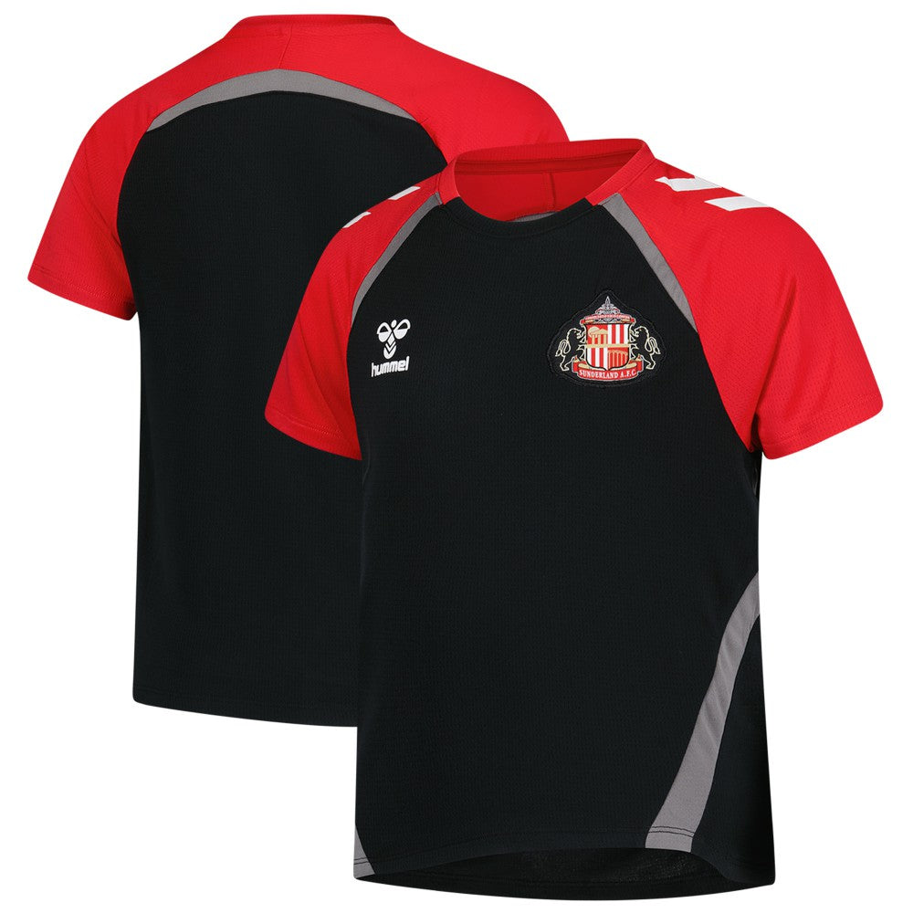 Sunderland Hummel Training Jersey / Black- Kids