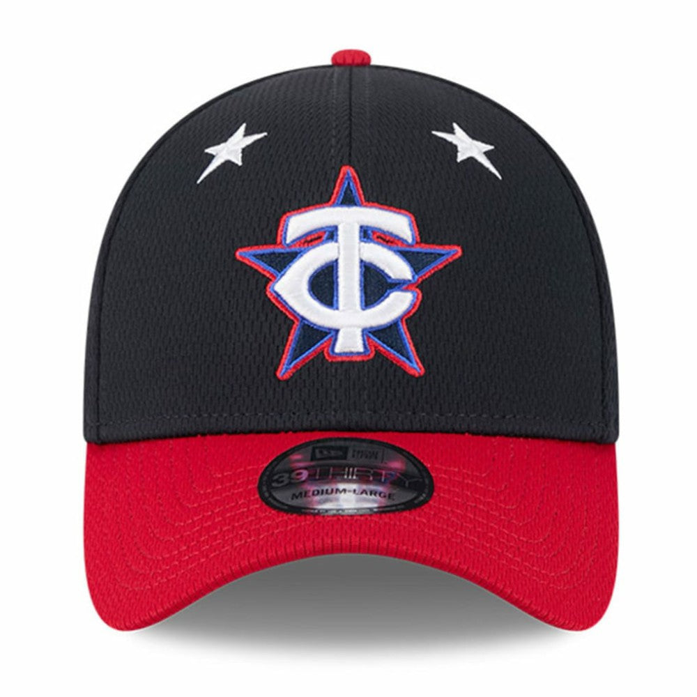 Minnesota Twins New Era 2025 MLB All-Star Game Workout 39THIRTY Flex Hat - Navy/Red Hats