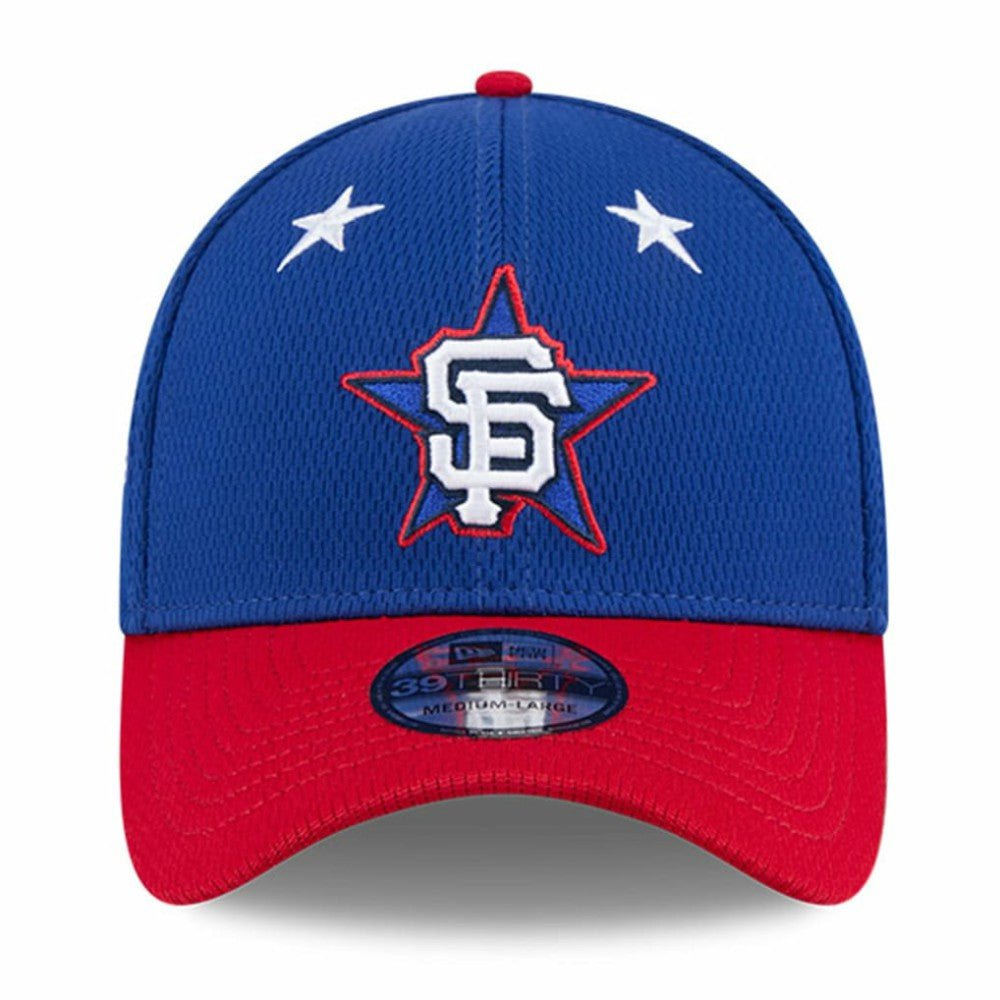 San Francisco Giants New Era 2025 MLB All-Star Game Workout 39THIRTY Flex Hat - Blue/Red Hats
