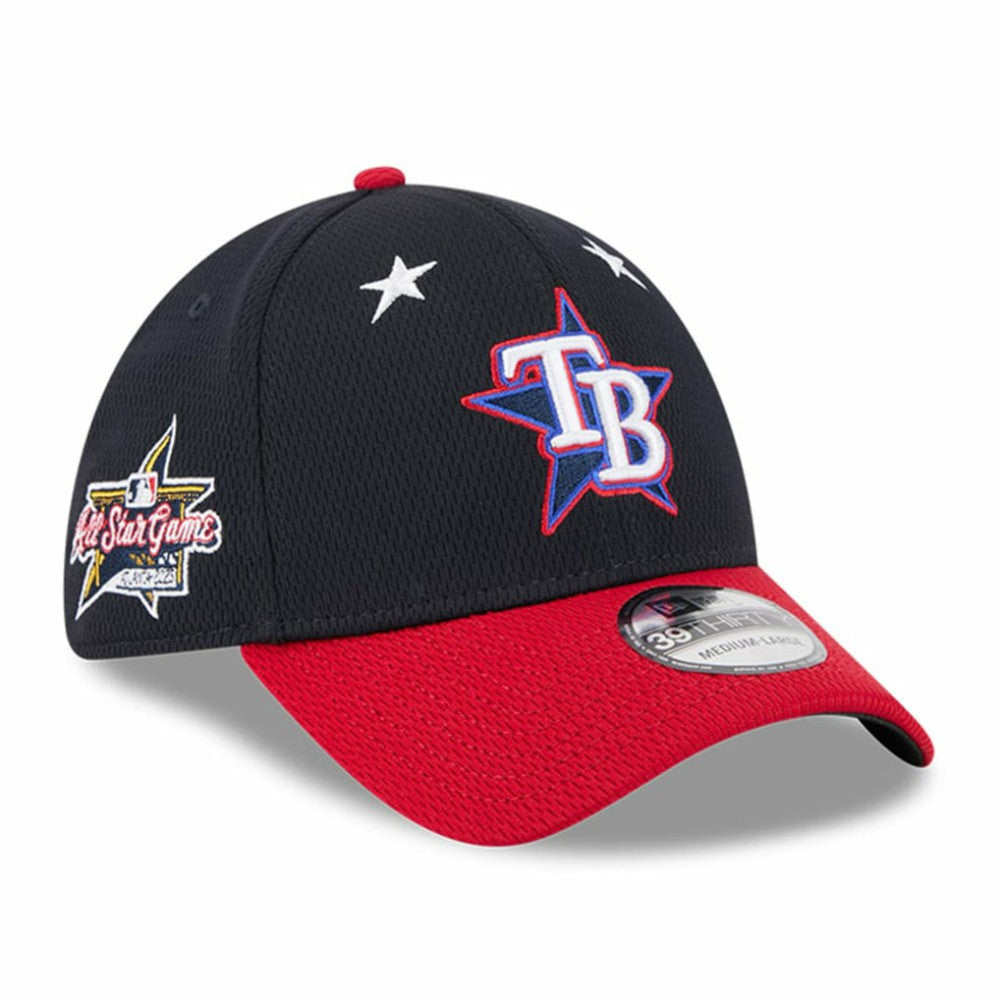 Tampa Bay Rays New Era 2025 MLB All-Star Game Workout 39THIRTY Flex Hat - Navy/Red Hats