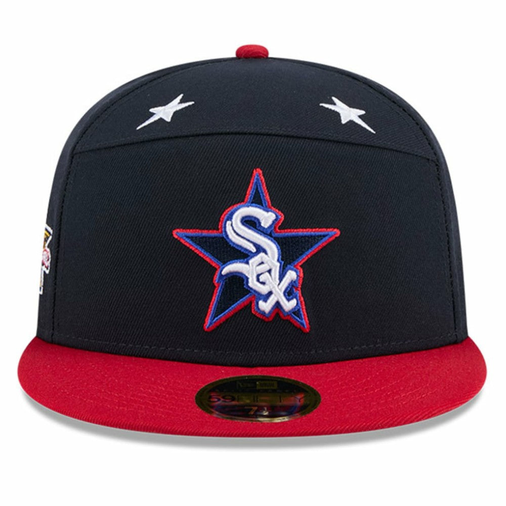 Chicago White Sox New Era 2025 MLB All-Star Game Workout Side Patch 59FIFTY Fitted Hat - Navy/Red Hats