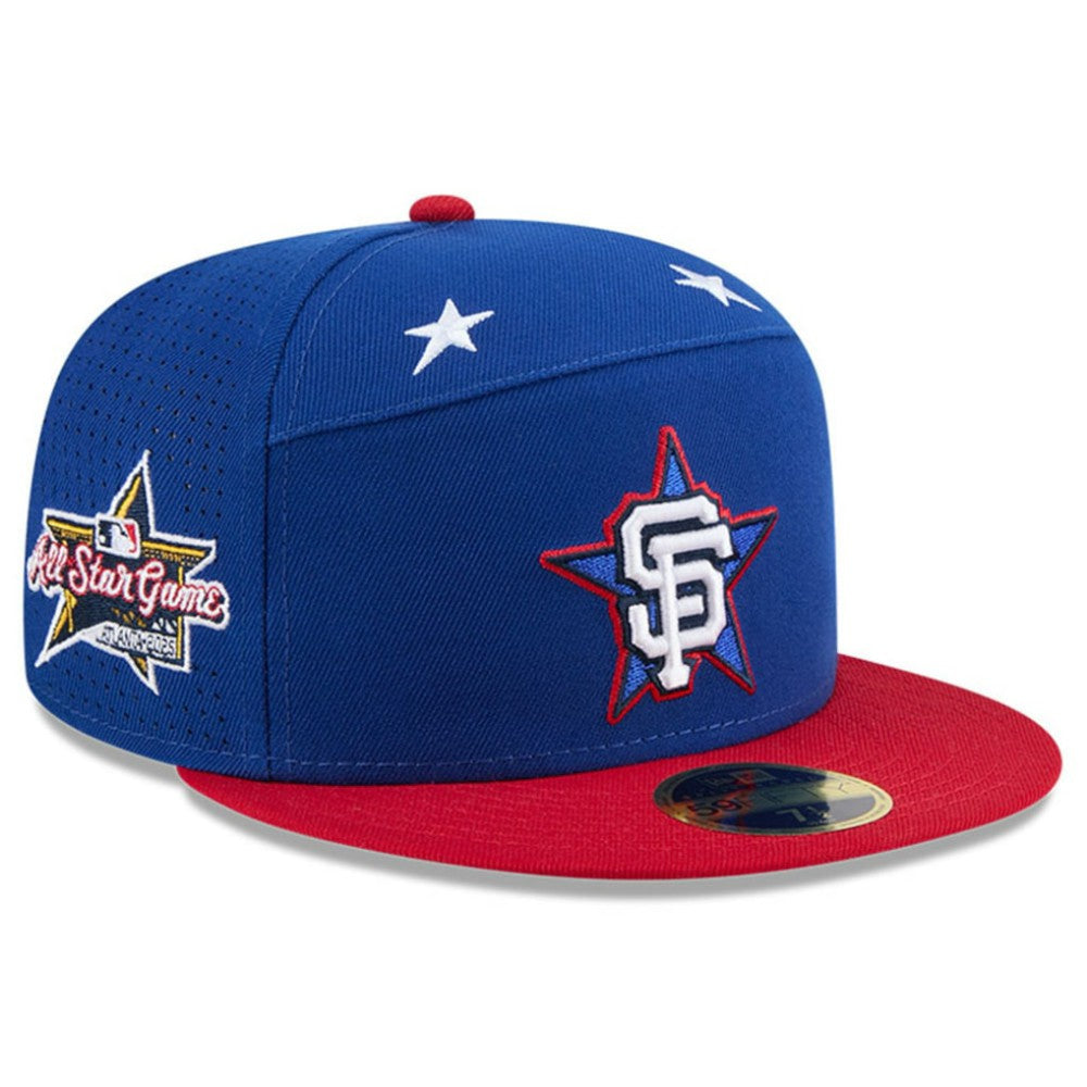 San Francisco Giants New Era 2025 MLB All-Star Game Workout Side Patch 59FIFTY Fitted Hat - Blue/Red Hats