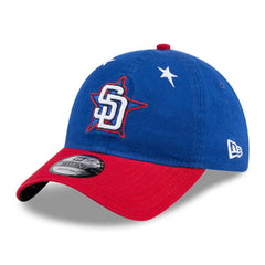 San Diego Padres New Era 2025 MLB All-Star Game Workout 9TWENTY Adjustable Hat - Blue/Red Hats