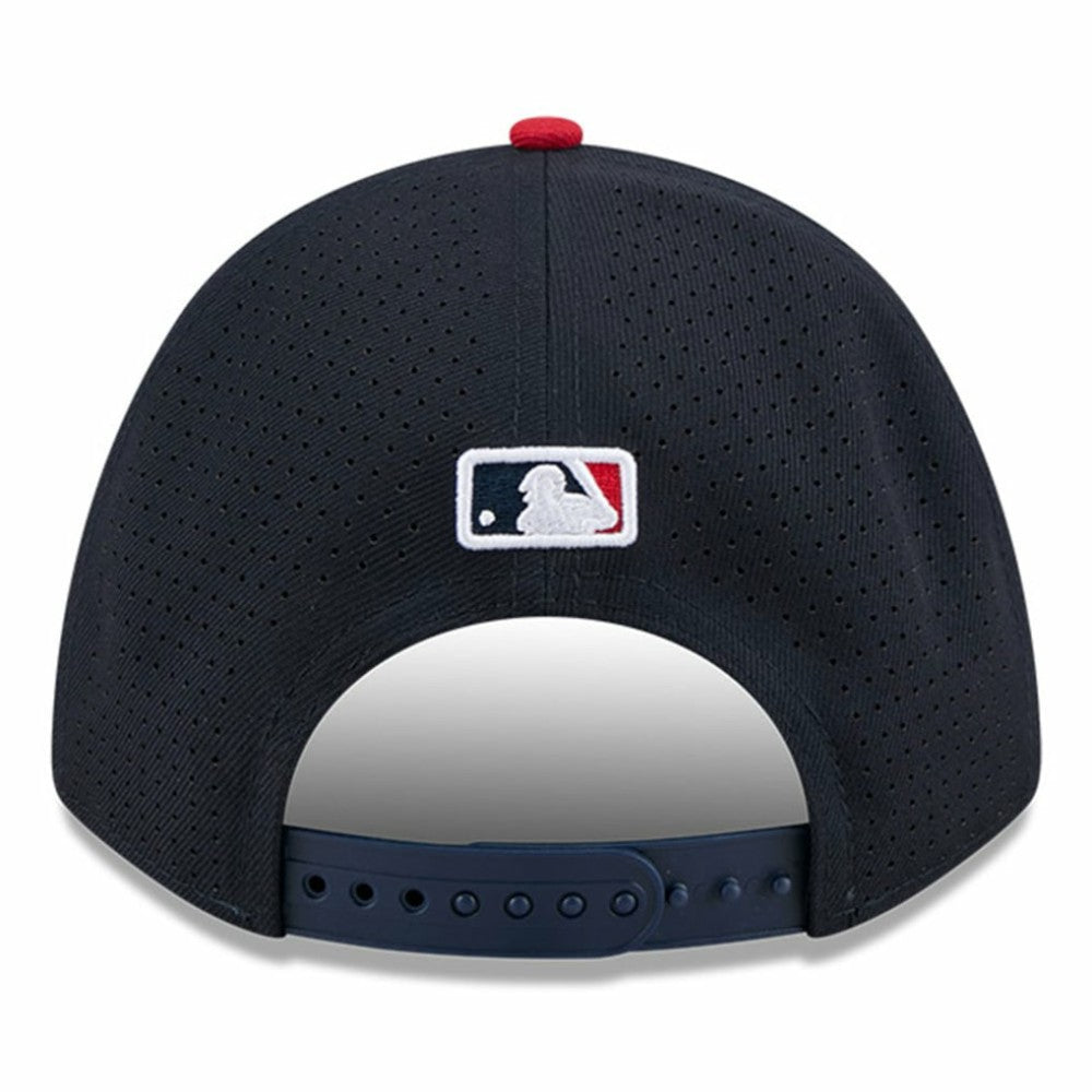 Boston Red Sox New Era 2025 MLB All-Star Game Workout 9FORTY M-Crown Adjustable Hat - Navy/Red Hats