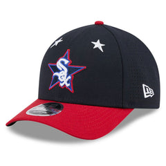 Chicago White Sox New Era 2025 MLB All-Star Game Workout 9FORTY M-Crown Adjustable Hat - Navy/Red Hats