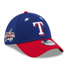 Texas Rangers New Era 2025 MLB All-Star Game 39THIRTY Flex Hat - Royal/Red Hats
