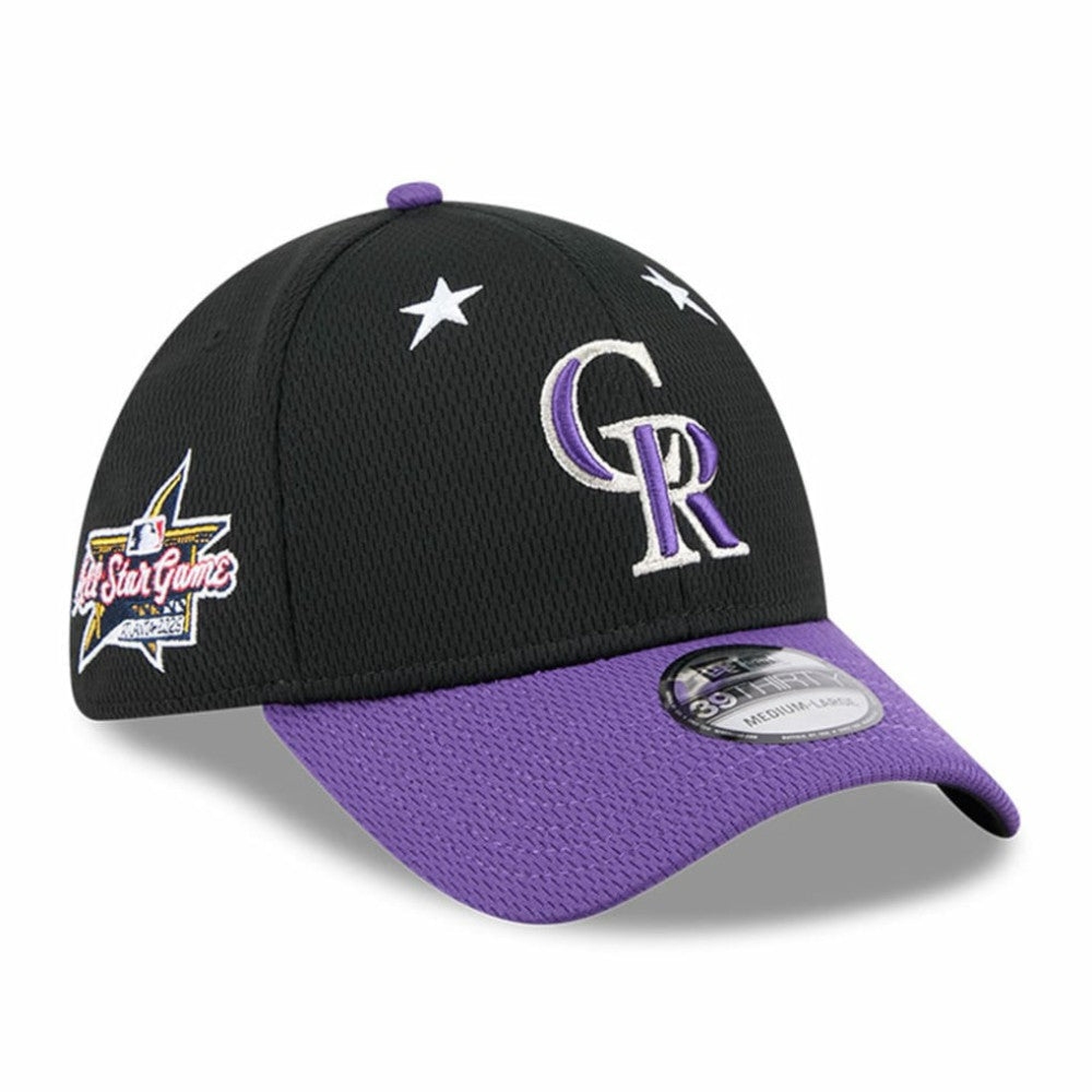 Colorado Rockies New Era 2025 MLB All-Star Game 39THIRTY Flex Hat - Black/Purple Hats