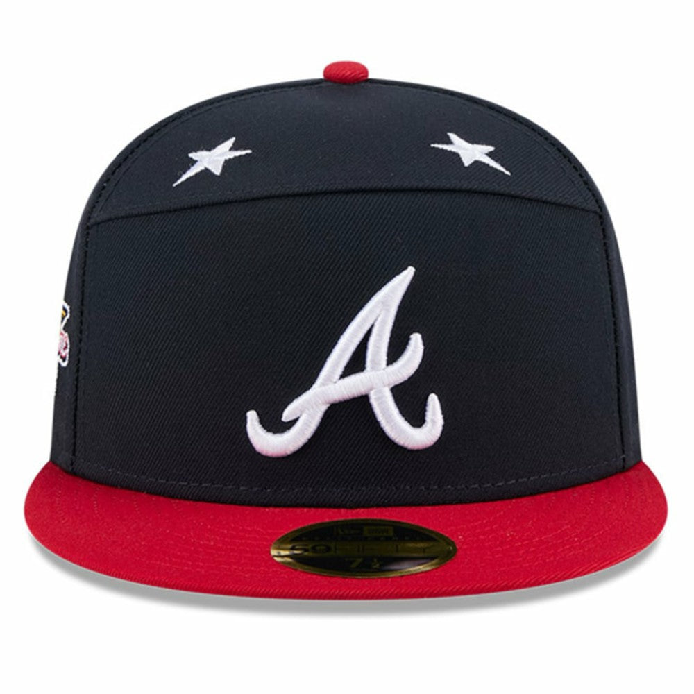 Atlanta Braves New Era 2025 MLB All-Star Game Side Patch 59FIFTY Fitted Hat - Navy/Red Hats