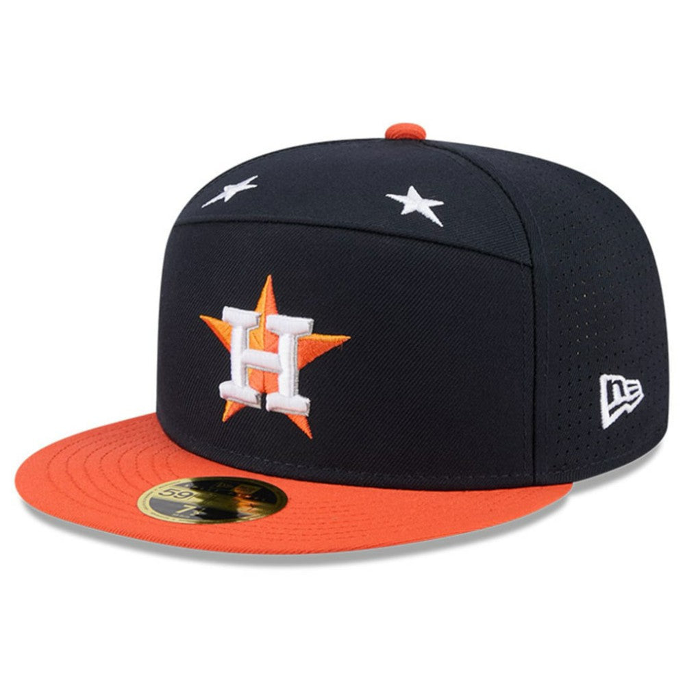 Houston Astros New Era 2025 MLB All-Star Game Side Patch 59FIFTY Fitted Hat - Navy/Orange Hats