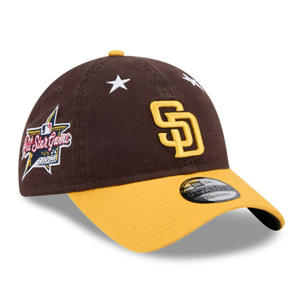 San Diego Padres New Era 2025 MLB All-Star Game 9TWENTY Adjustable Hat - Brown/Gold Hats