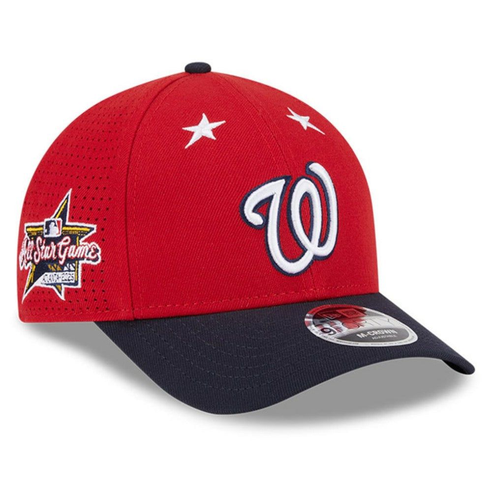 Washington Nationals New Era 2025 MLB All-Star Game 9FORTY M-Crown Adjustable Hat - Red/Navy Hats