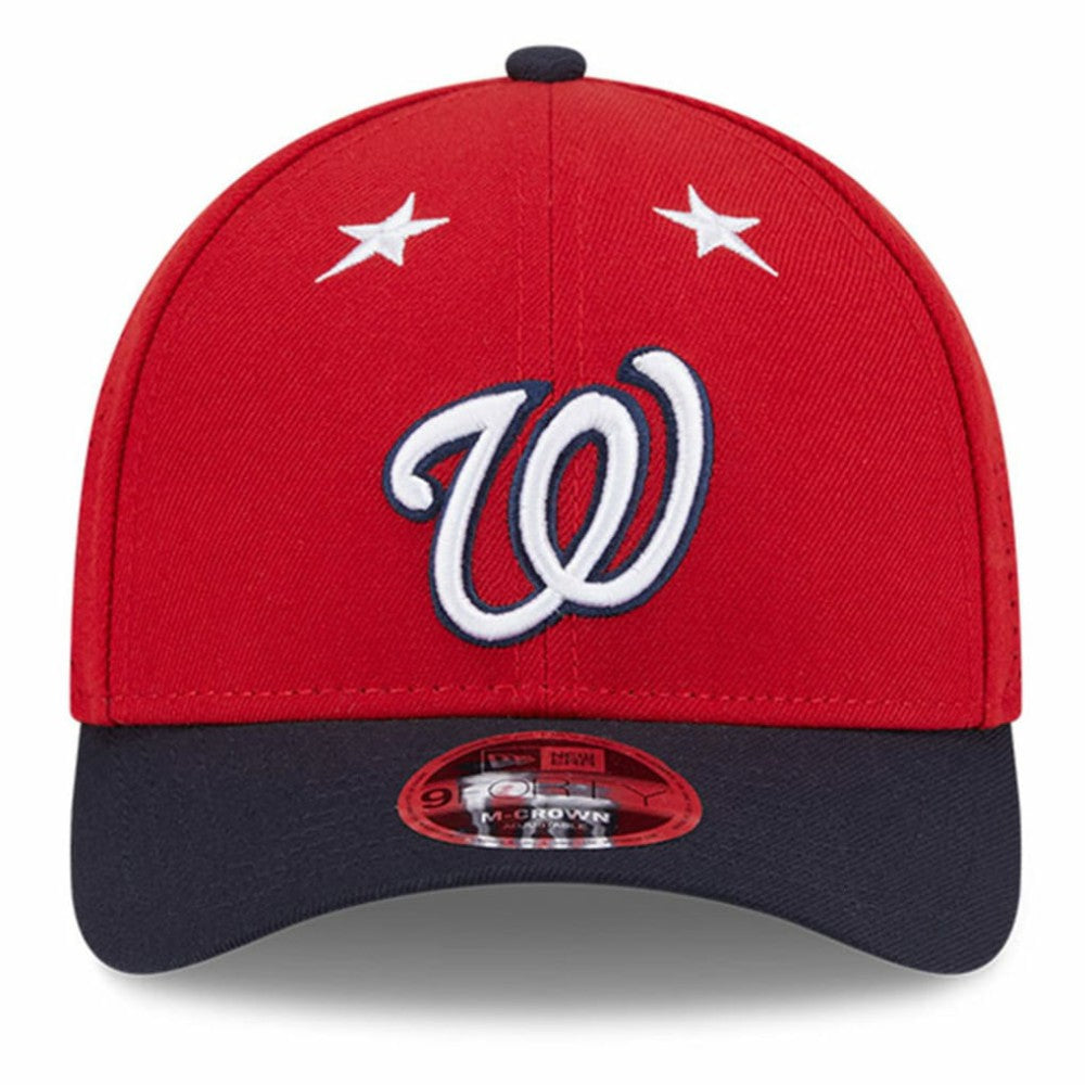 Washington Nationals New Era 2025 MLB All-Star Game 9FORTY M-Crown Adjustable Hat - Red/Navy Hats