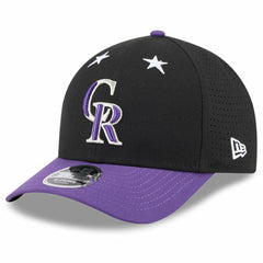 Colorado Rockies New Era 2025 MLB All-Star Game 9FORTY M-Crown Adjustable Hat - Black/Purple Hats