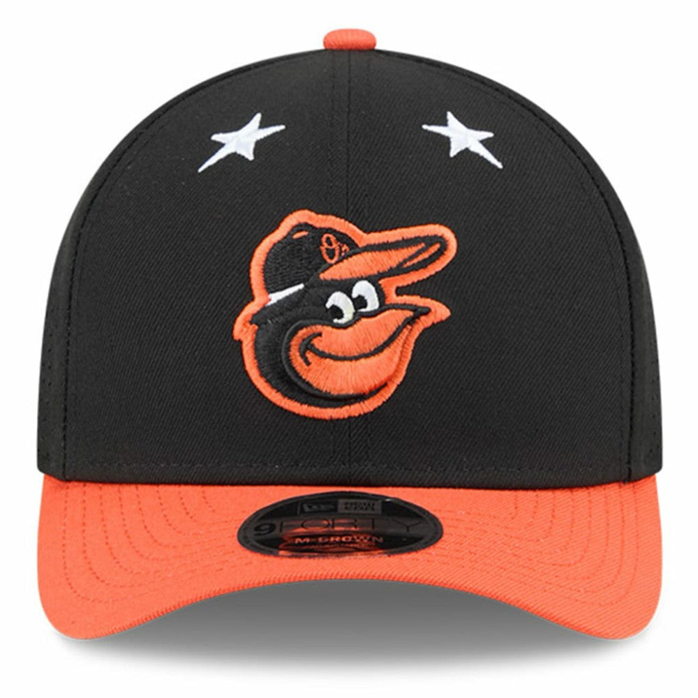 Baltimore Orioles New Era 2025 MLB All-Star Game 9FORTY M-Crown Adjustable Hat - Black/Orange Hats