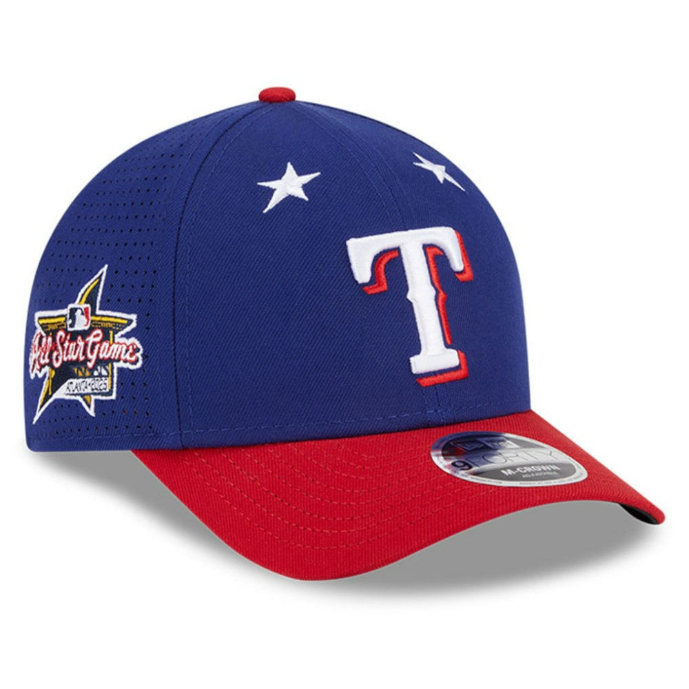 Texas Rangers New Era 2025 MLB All-Star Game 9FORTY M-Crown Adjustable Hat - Royal/Red Hats