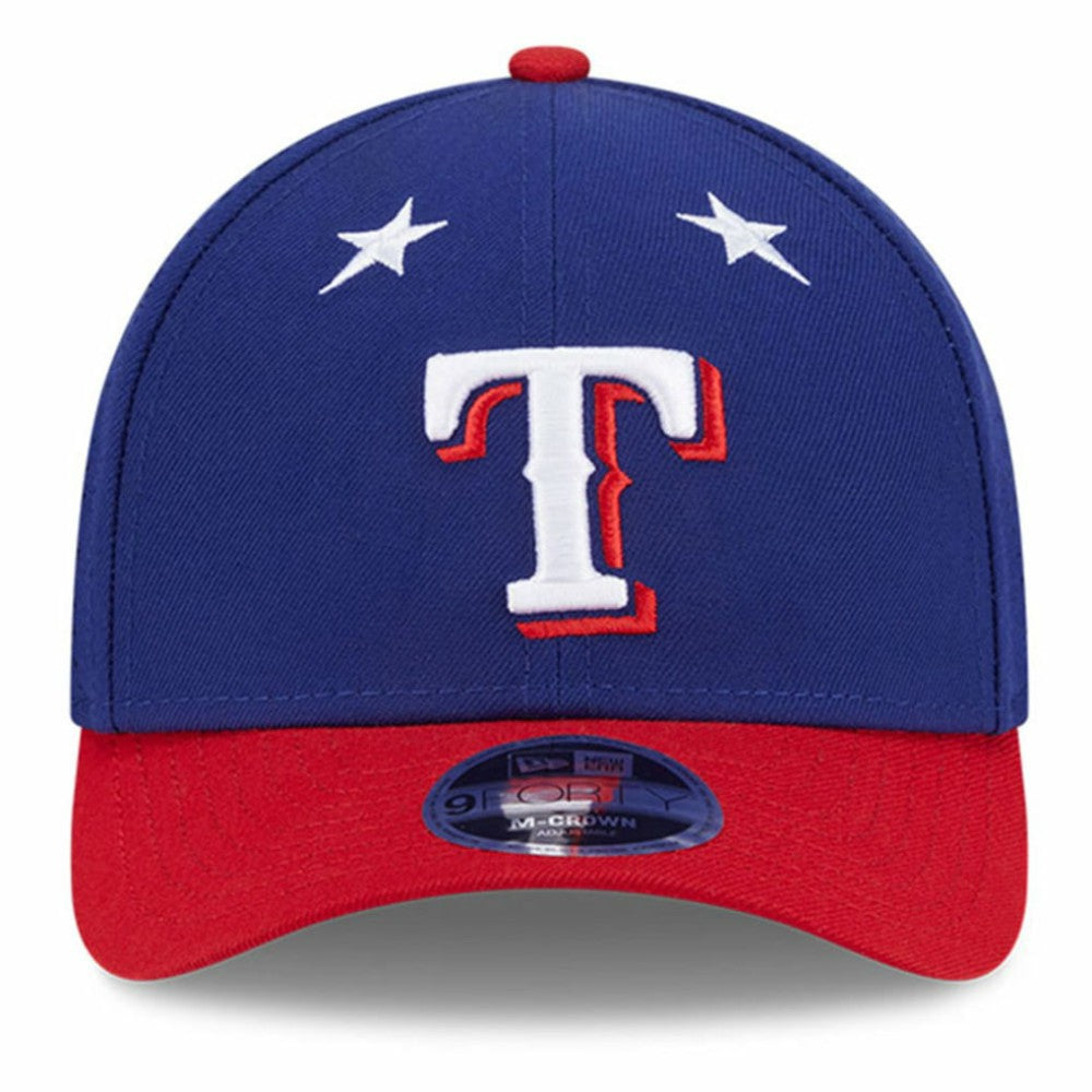 Texas Rangers New Era 2025 MLB All-Star Game 9FORTY M-Crown Adjustable Hat - Royal/Red Hats