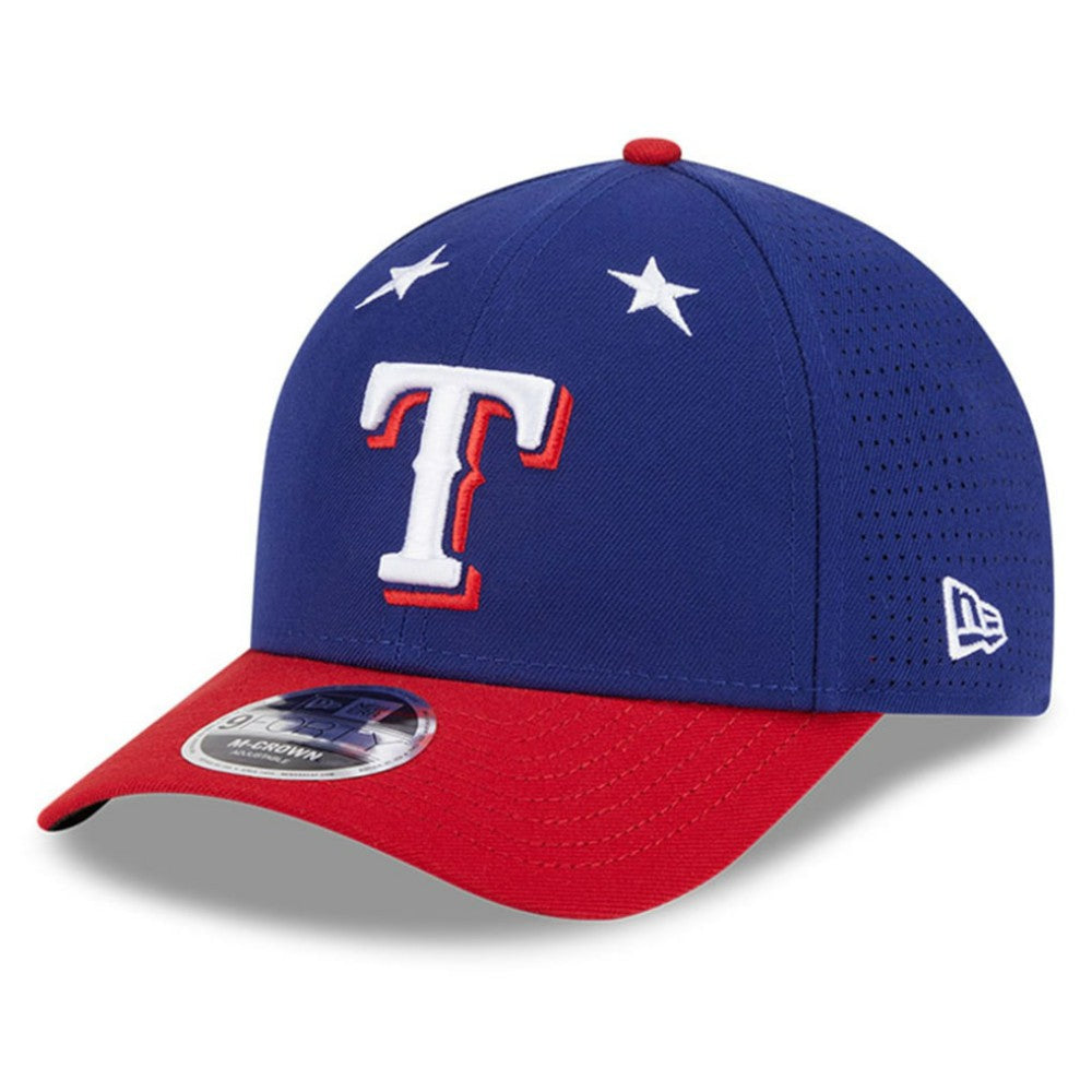 Texas Rangers New Era 2025 MLB All-Star Game 9FORTY M-Crown Adjustable Hat - Royal/Red Hats