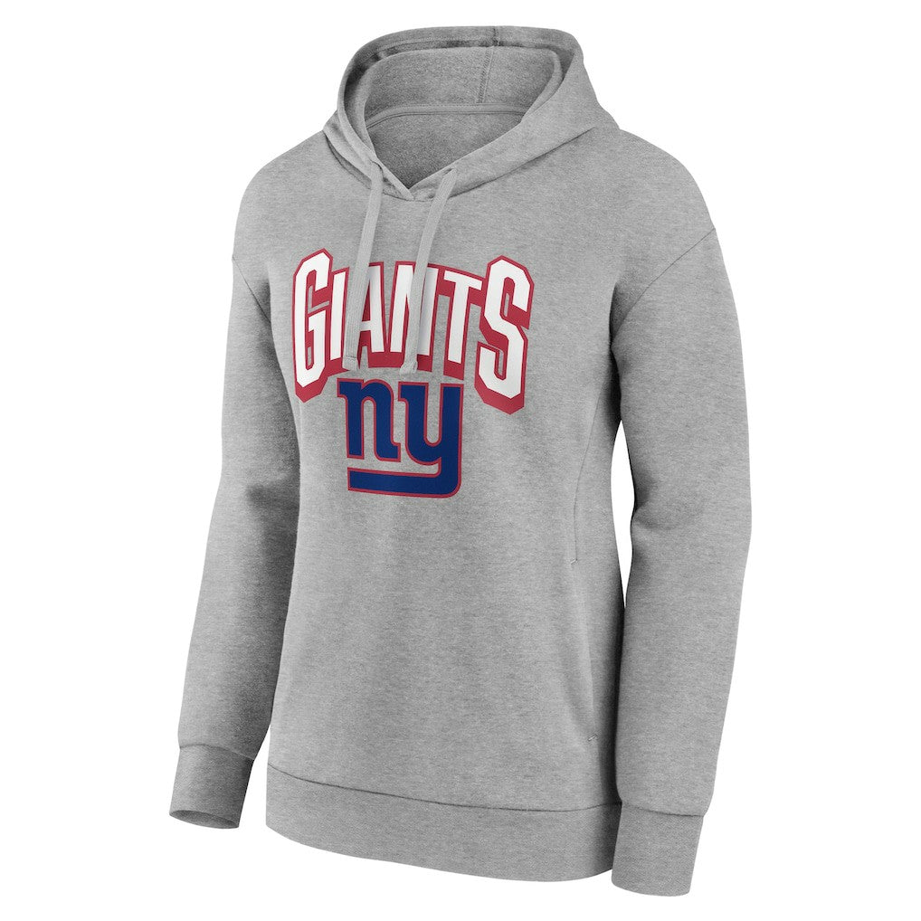 New York Giants Women's Coverage Pullover Hoodie Gray