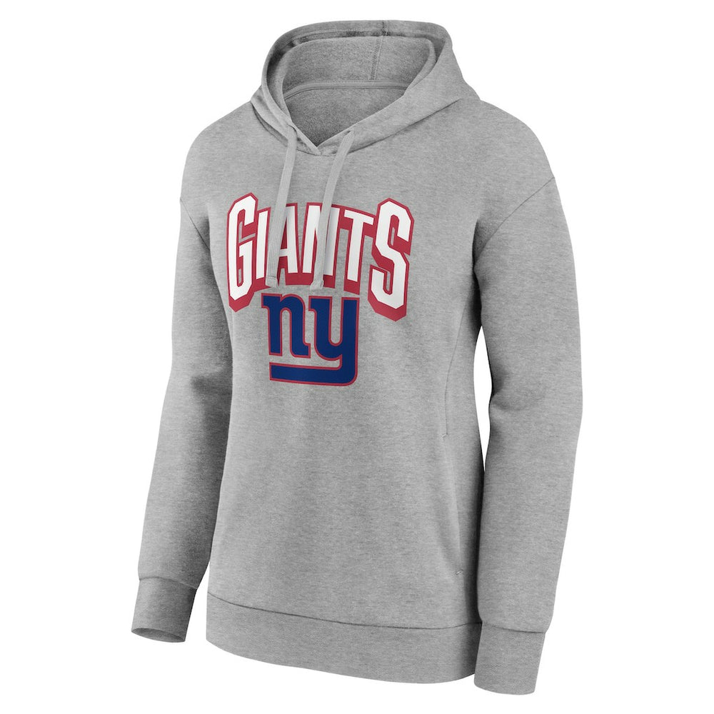 New York Giants Women's Coverage Pullover Hoodie Gray