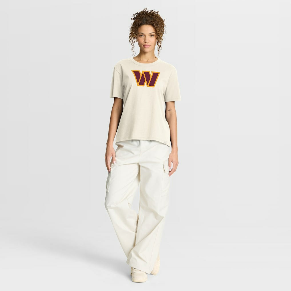 Washington Commanders Women's Dove Legacy T-Shirt Cream