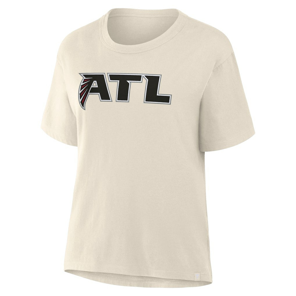 Atlanta Falcons Women's Dove Legacy T-Shirt Cream