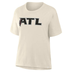 Atlanta Falcons Women's Dove Legacy T-Shirt Cream