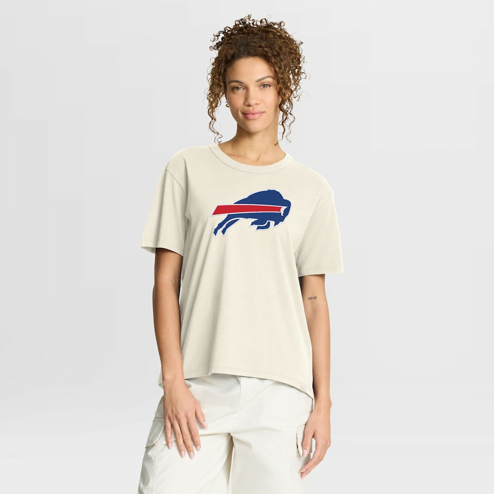 Buffalo Bills Women's Dove Legacy T-Shirt Cream