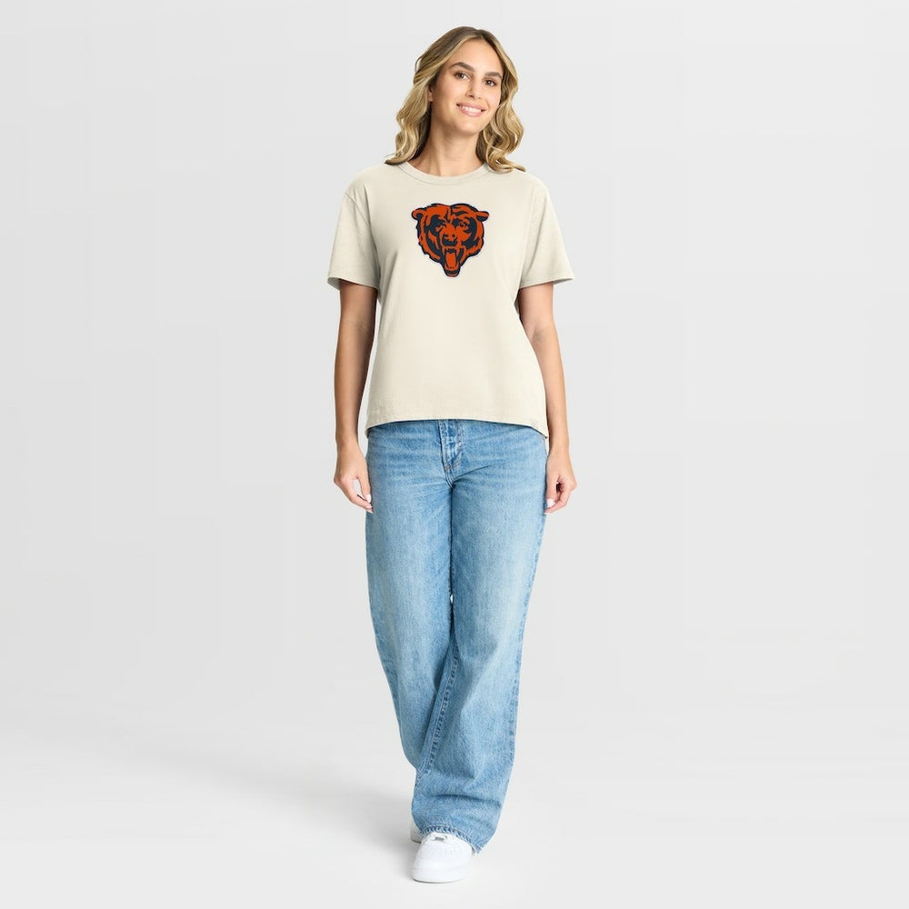 Chicago Bears Women's Dove Legacy T-Shirt Cream