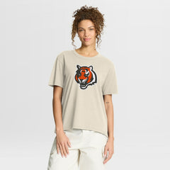 Cincinnati Bengals Women's Dove Legacy T-Shirt Cream