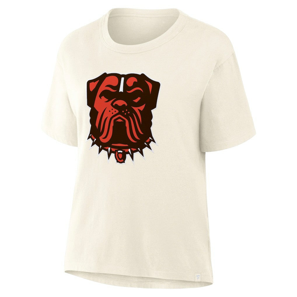 Cleveland Browns Women's Dove Legacy T-Shirt Cream