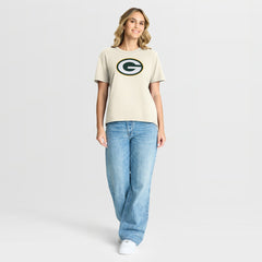 Green Bay Packers Women's Dove Legacy T-Shirt Cream