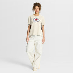 Kansas City Chiefs Women's Dove Legacy T-Shirt Cream