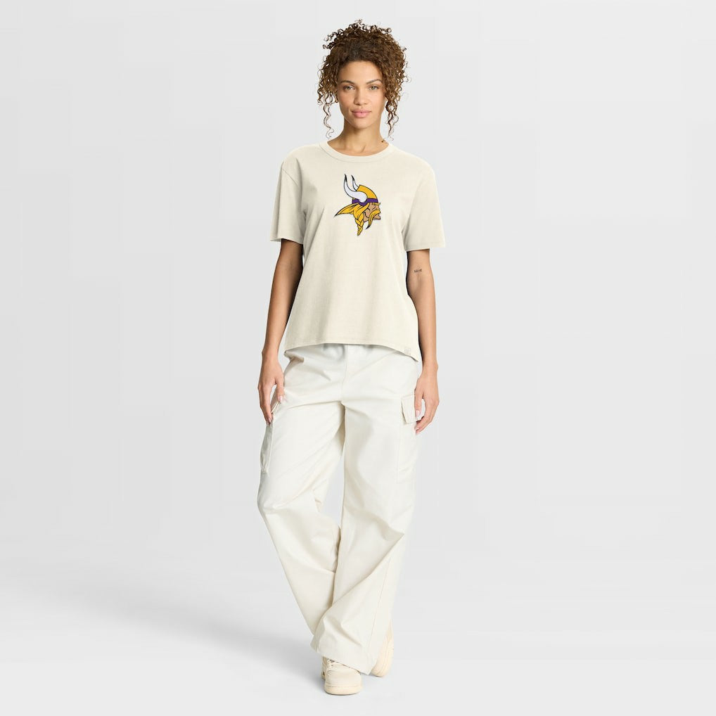Minnesota Vikings Women's Dove Legacy T-Shirt Cream